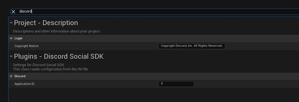 Unreal Engine Discord Application ID Setting