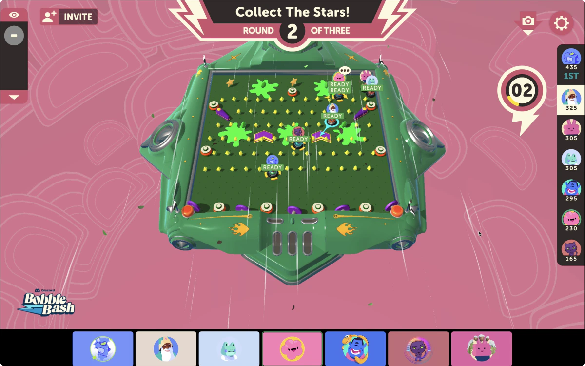 Speech bubbles in Bobble League