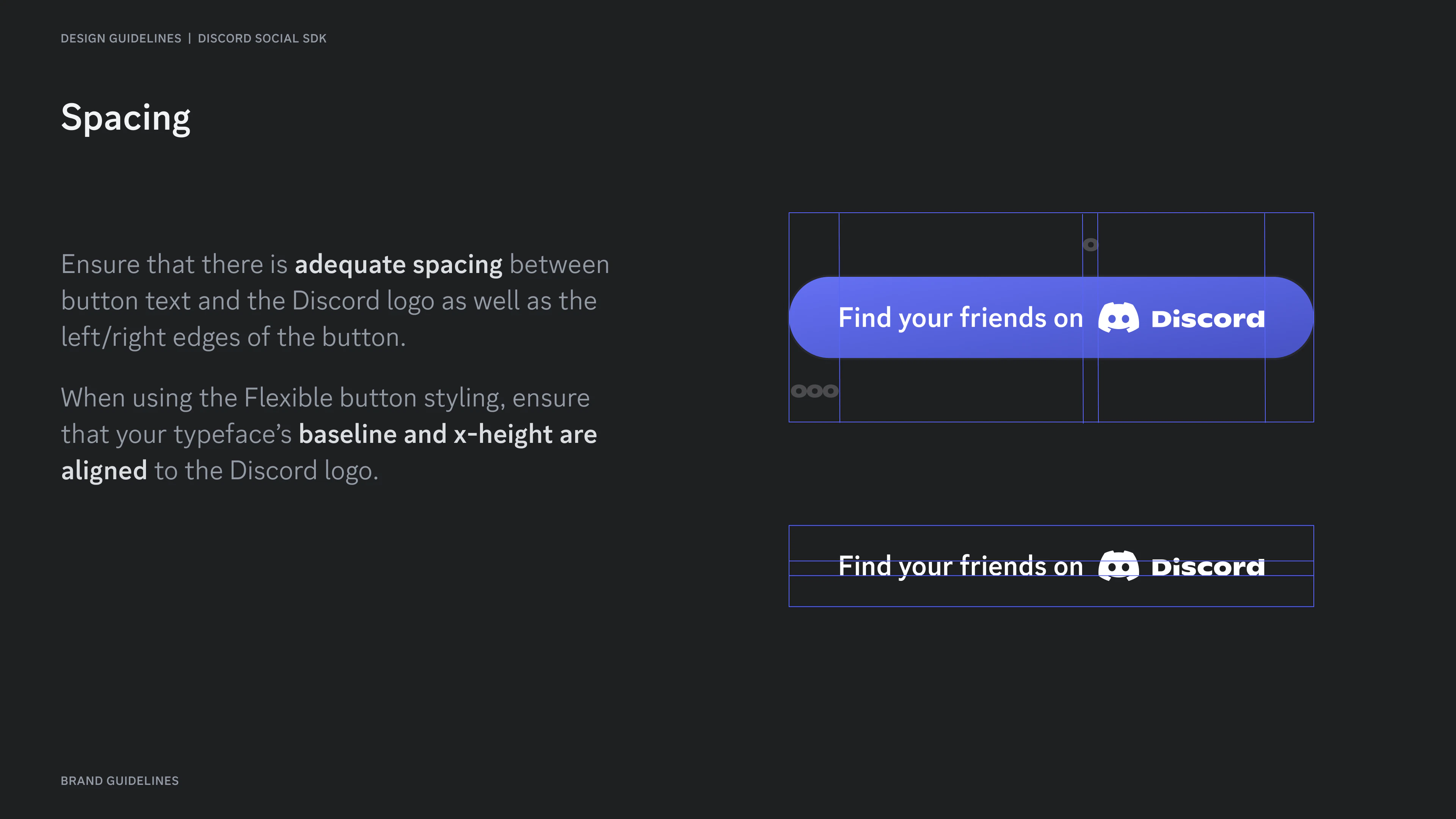 Brand Spacing