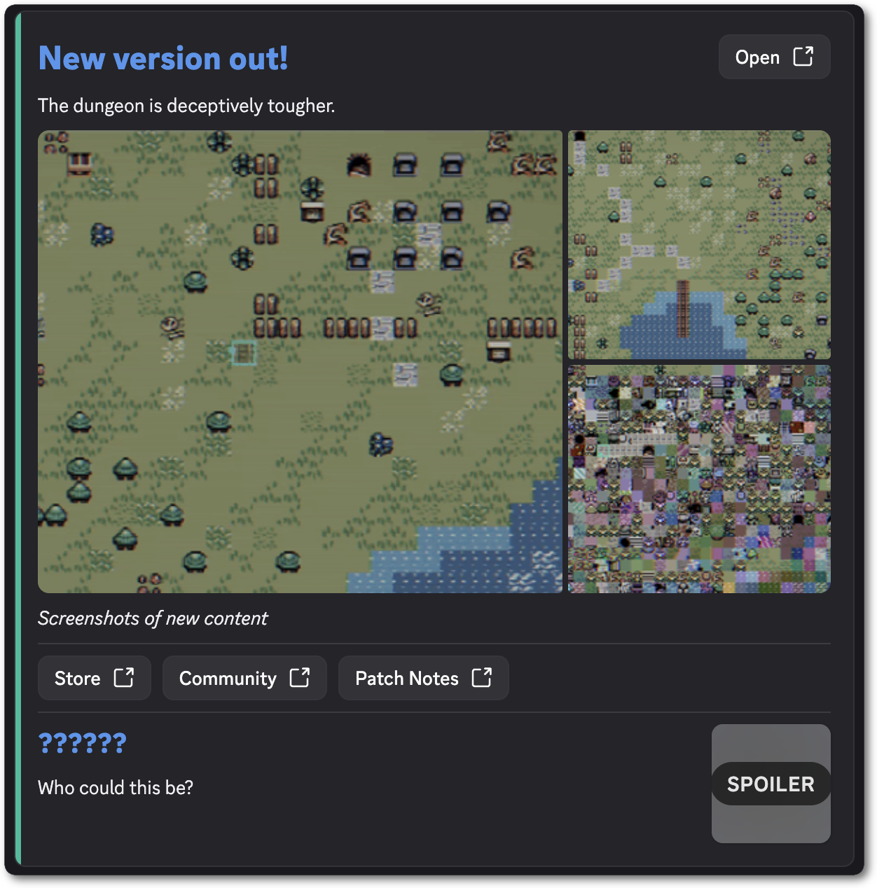 An embed link preview showing the example above