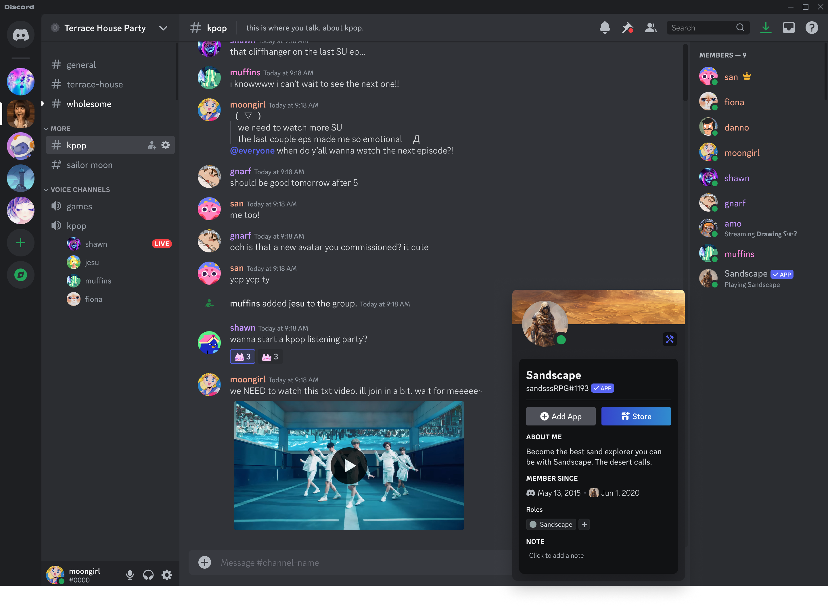 Accessing the store as a user
