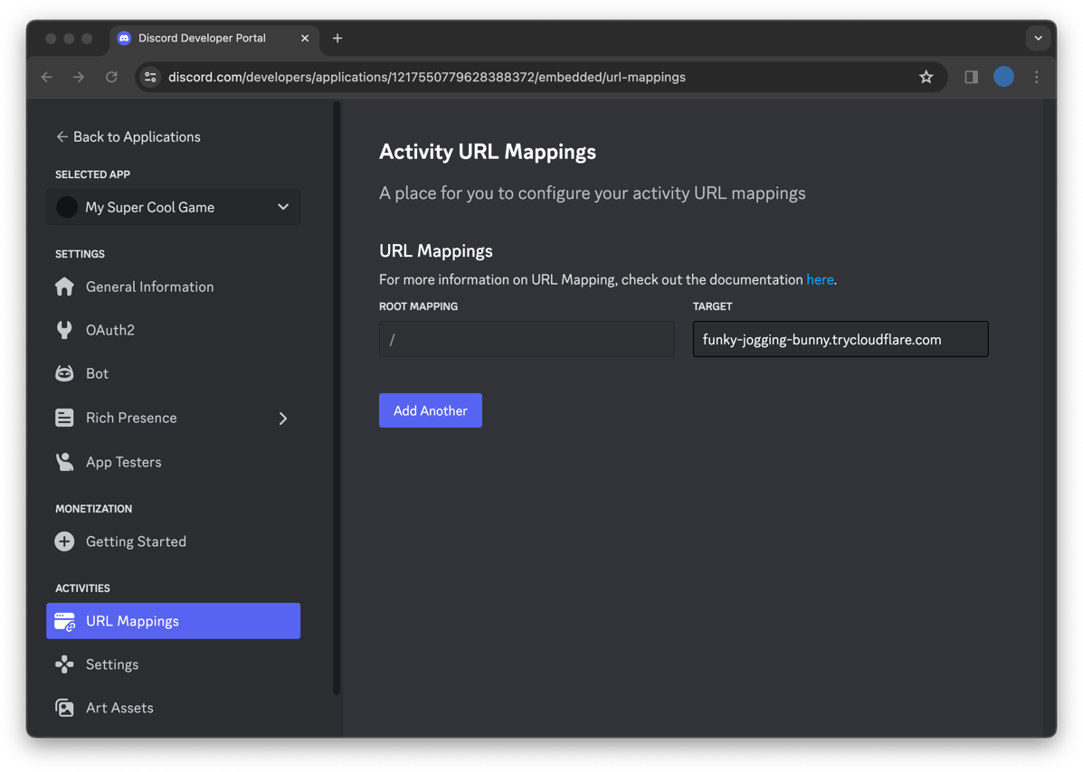 Configuring your URL Mapping
