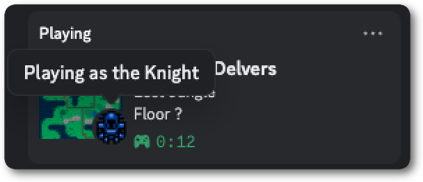 Rich Presence with images set that have tooltips on hover