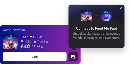 Game Invite entry points for account linking