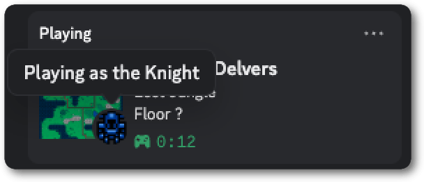 Rich Presence with images set that have tooltips on hover