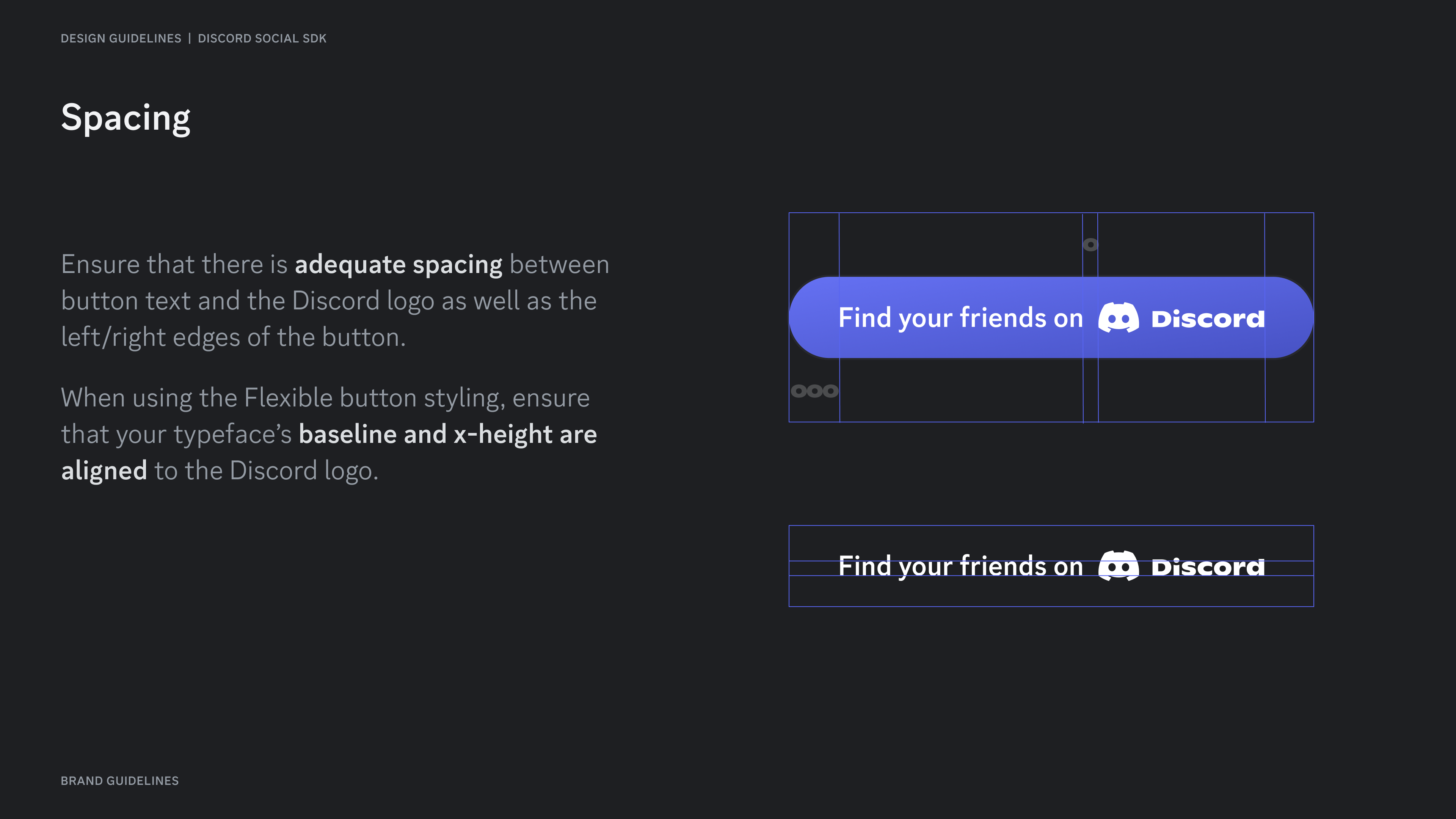 Brand Spacing