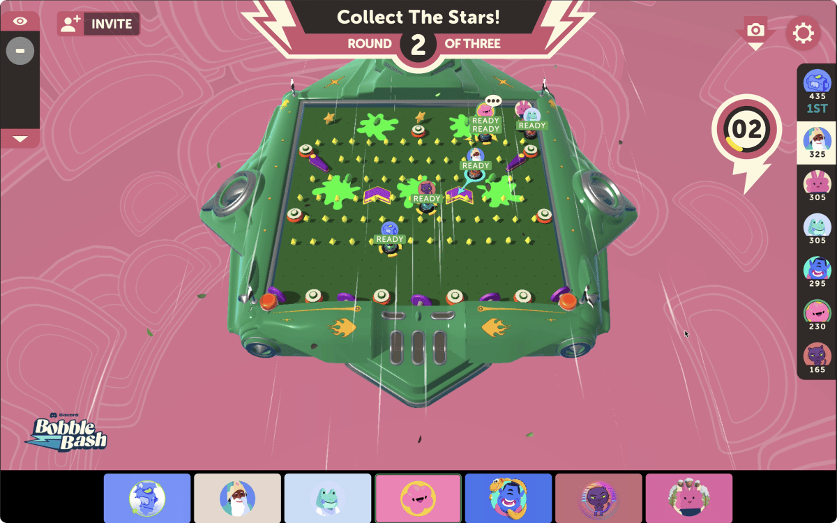 Speech bubbles in Bobble League