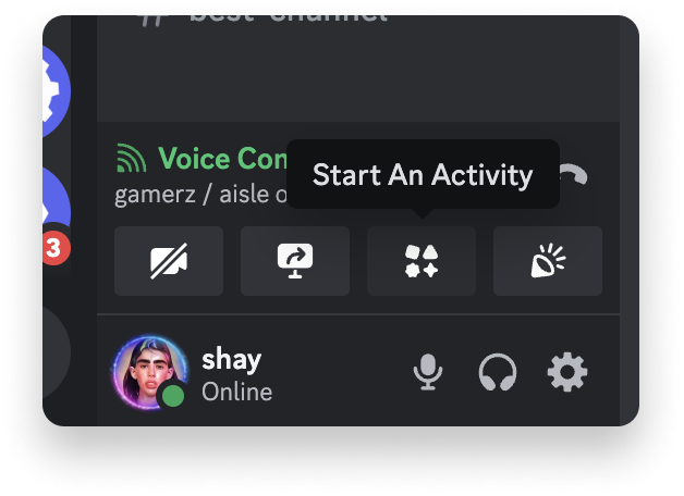 Running your activity
