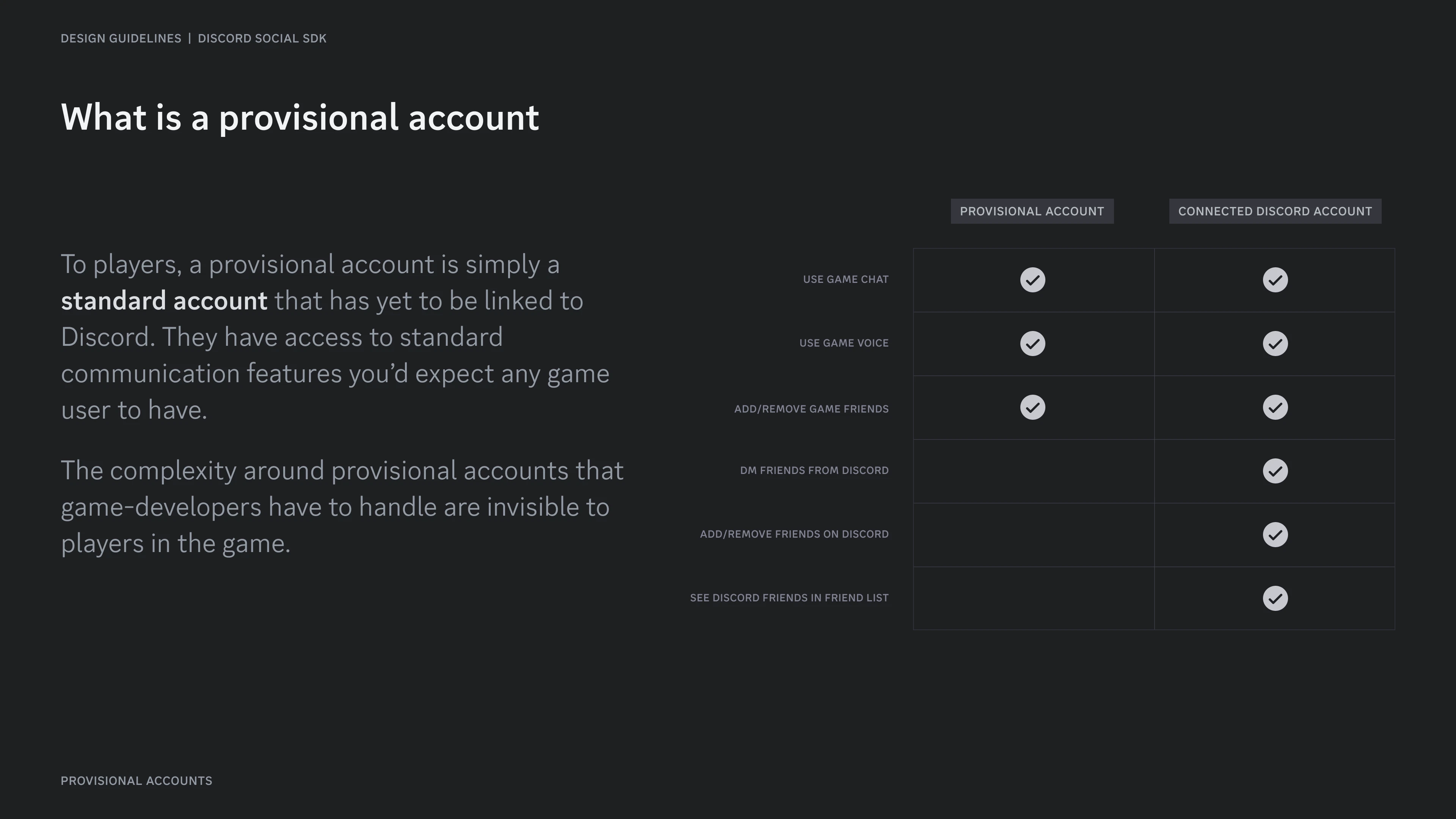 What is a provisional account?