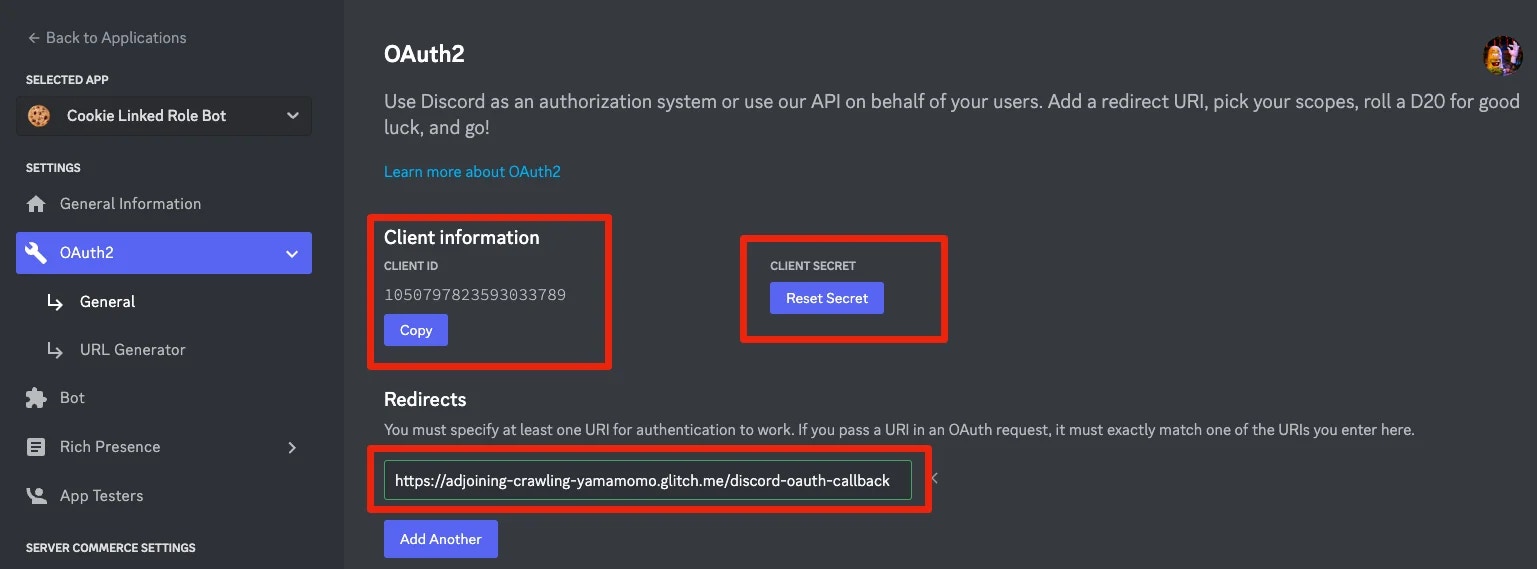 Configure OAuth2