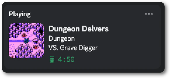 Rich Presence with a countdown timer counting down