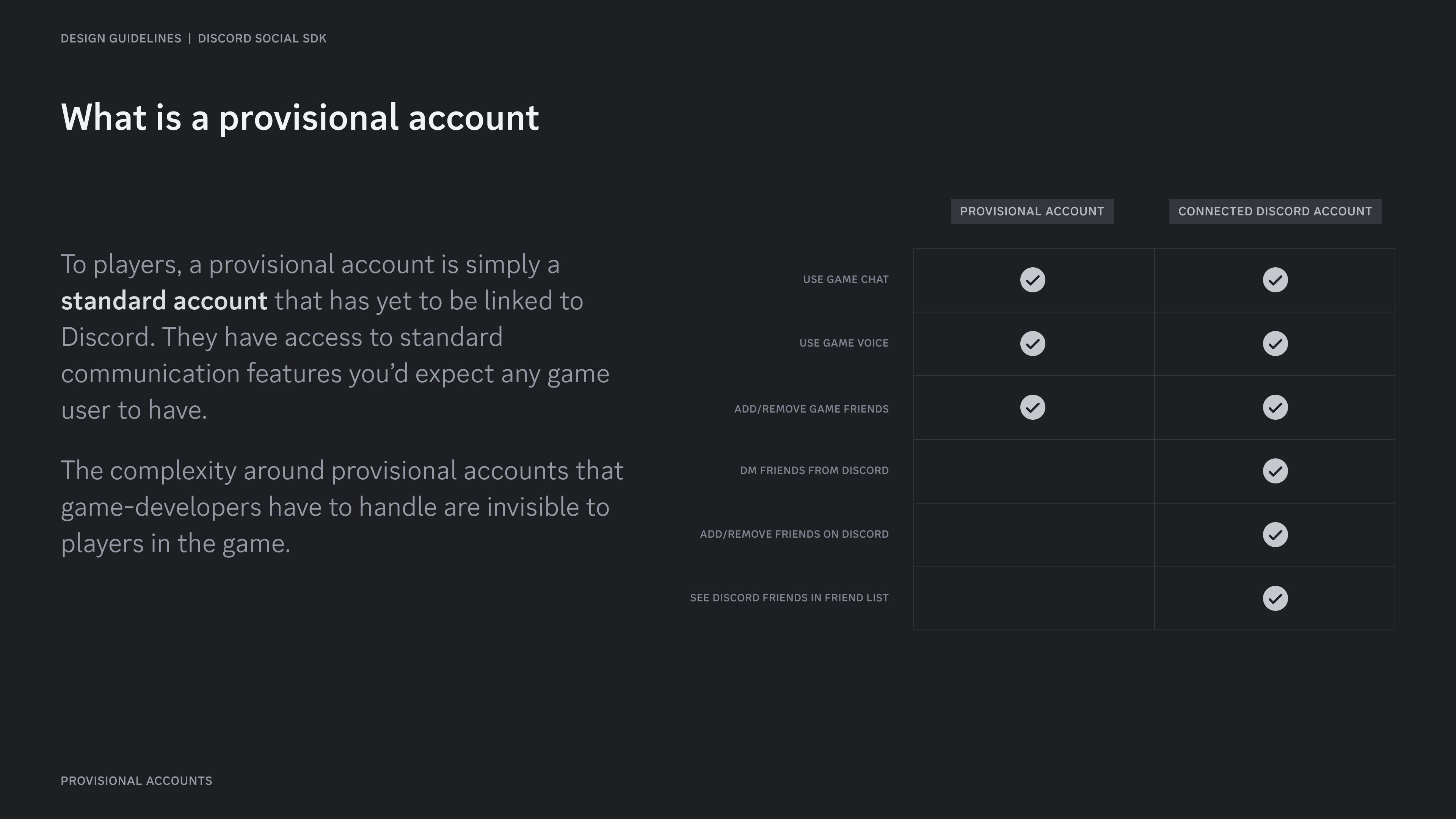 What is a provisional account?
