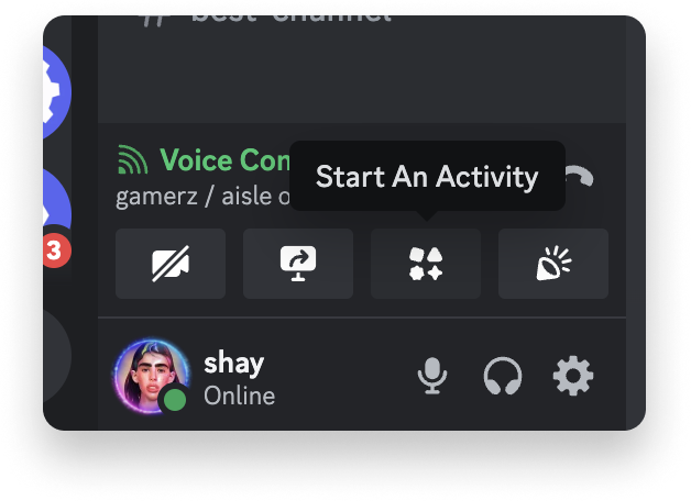 Running your activity