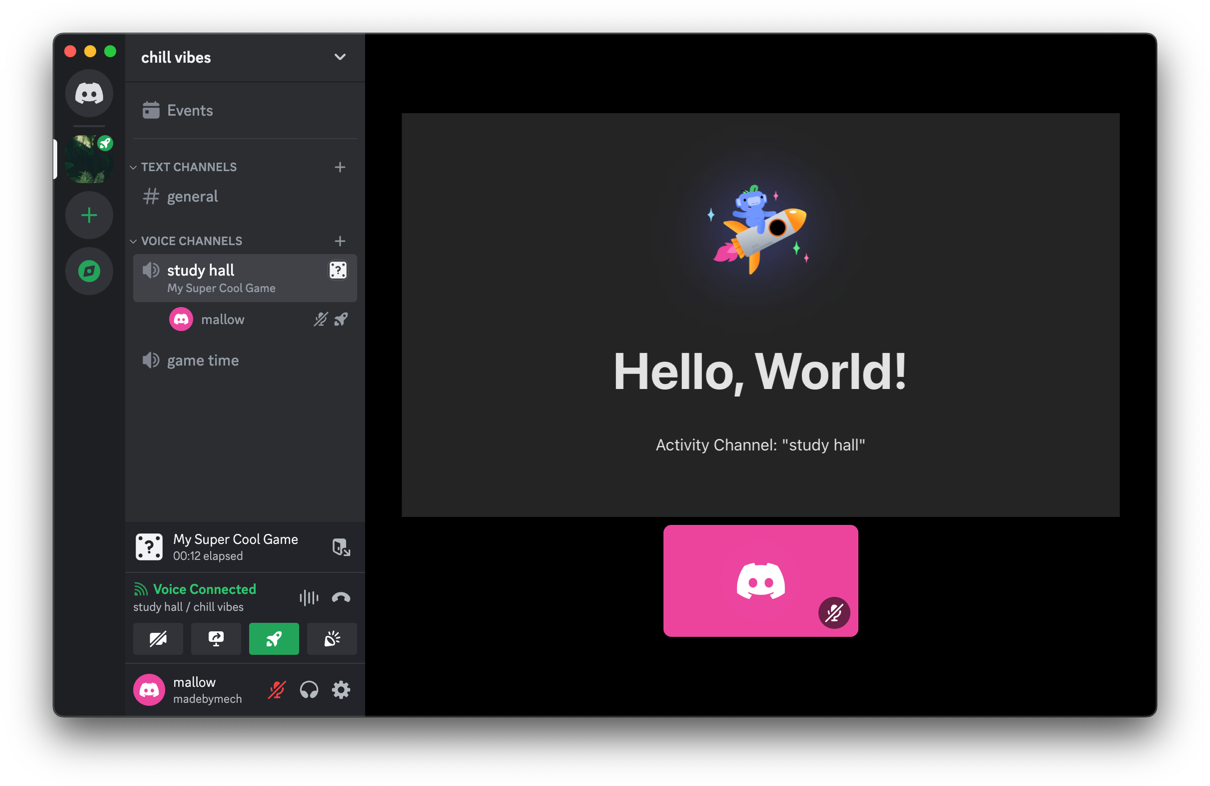 Building Your First Activity in Discord - Documentation - Discord