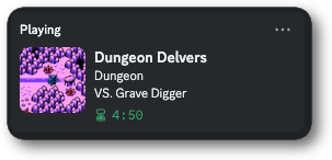 Rich Presence with a countdown timer counting down