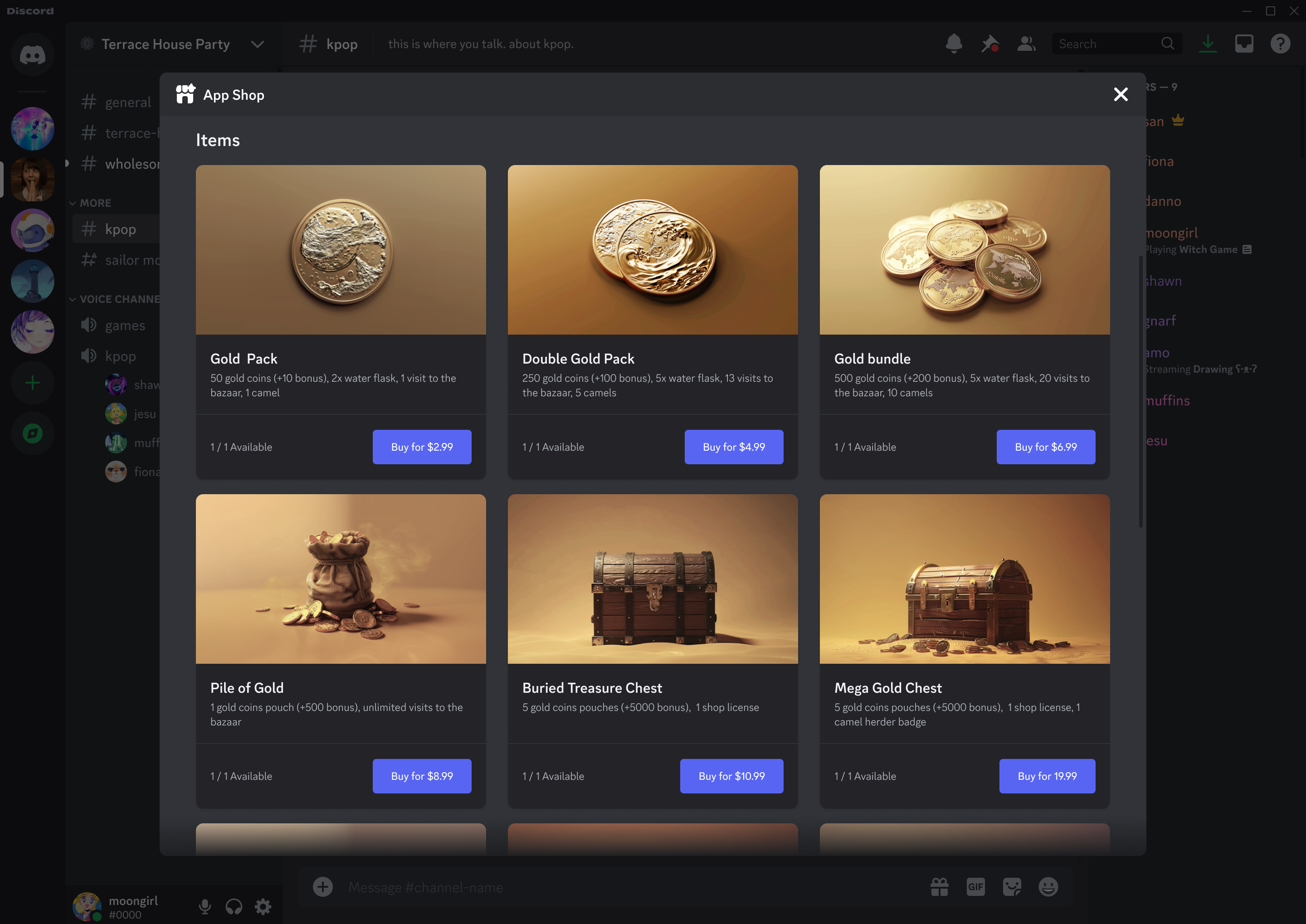 Items in your Store View