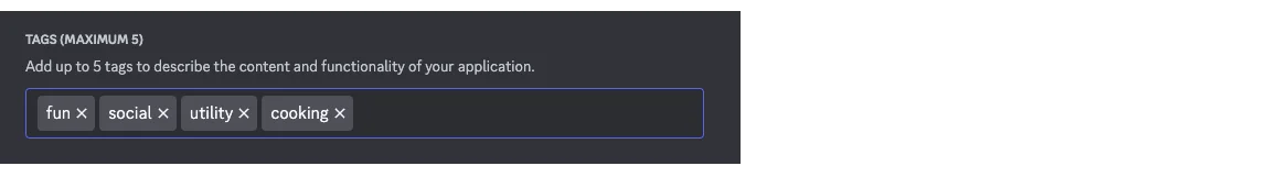App tags which help categorize apps and make them more searchable