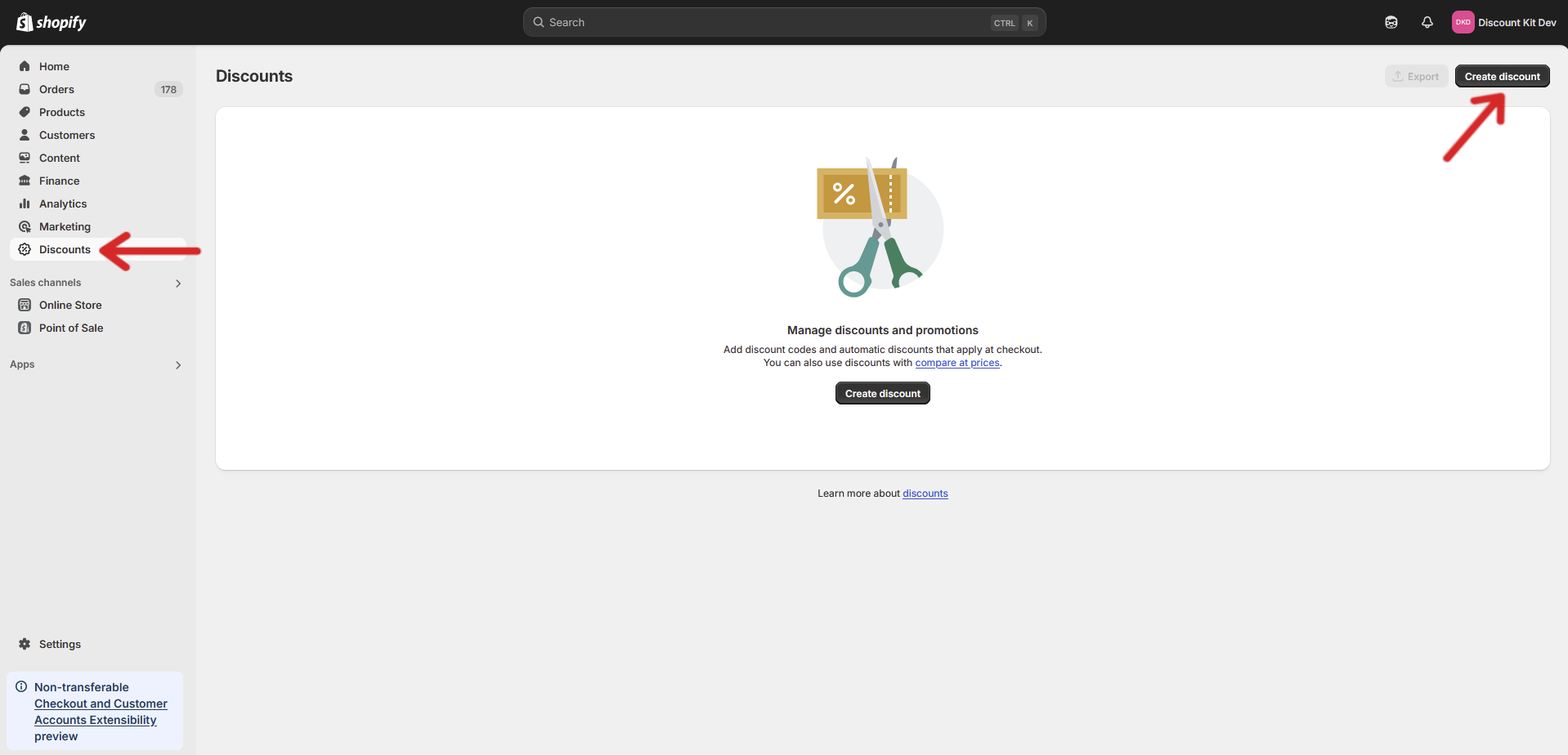 Create new discount image