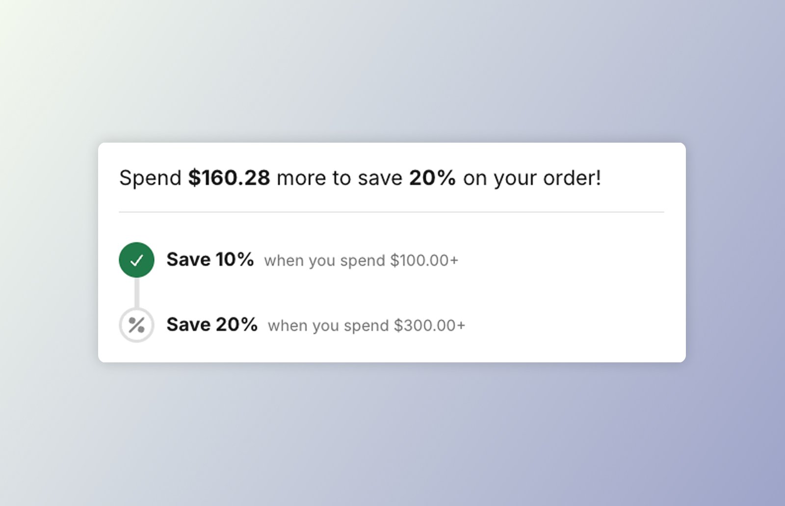 Image highlighting the DKL Order Goal component - layout: stacked