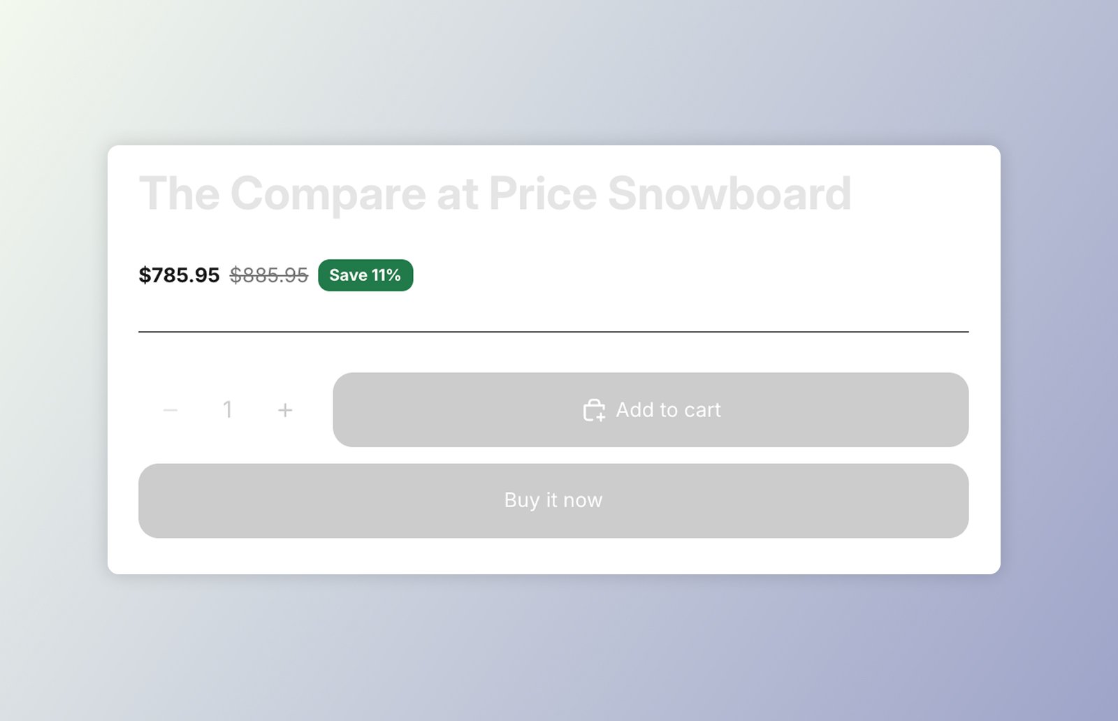 DKL Price component