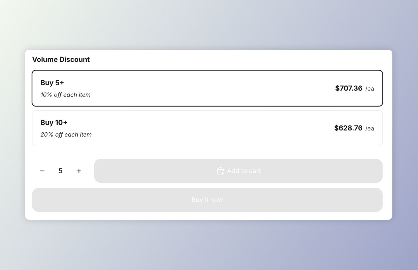 Image highlighting the DKL Volume Picker component