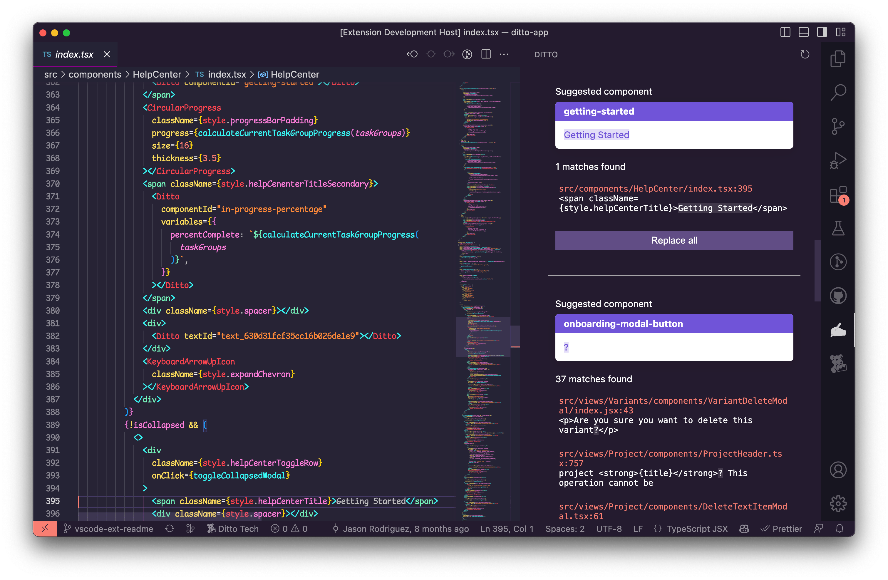Ditto VS Code Extension