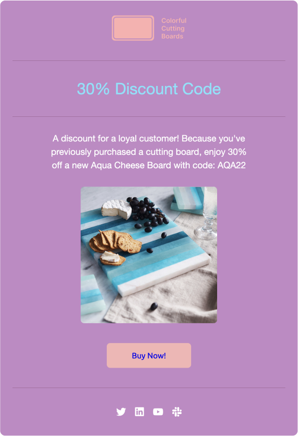 Discount Code Drip