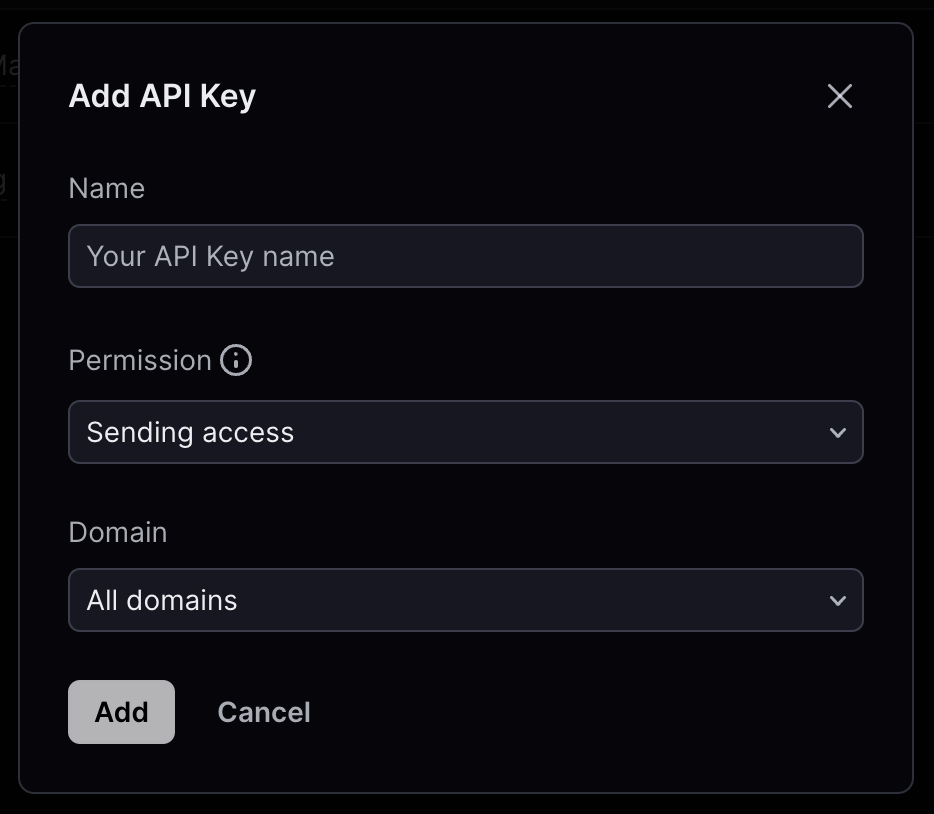 Resend API Access