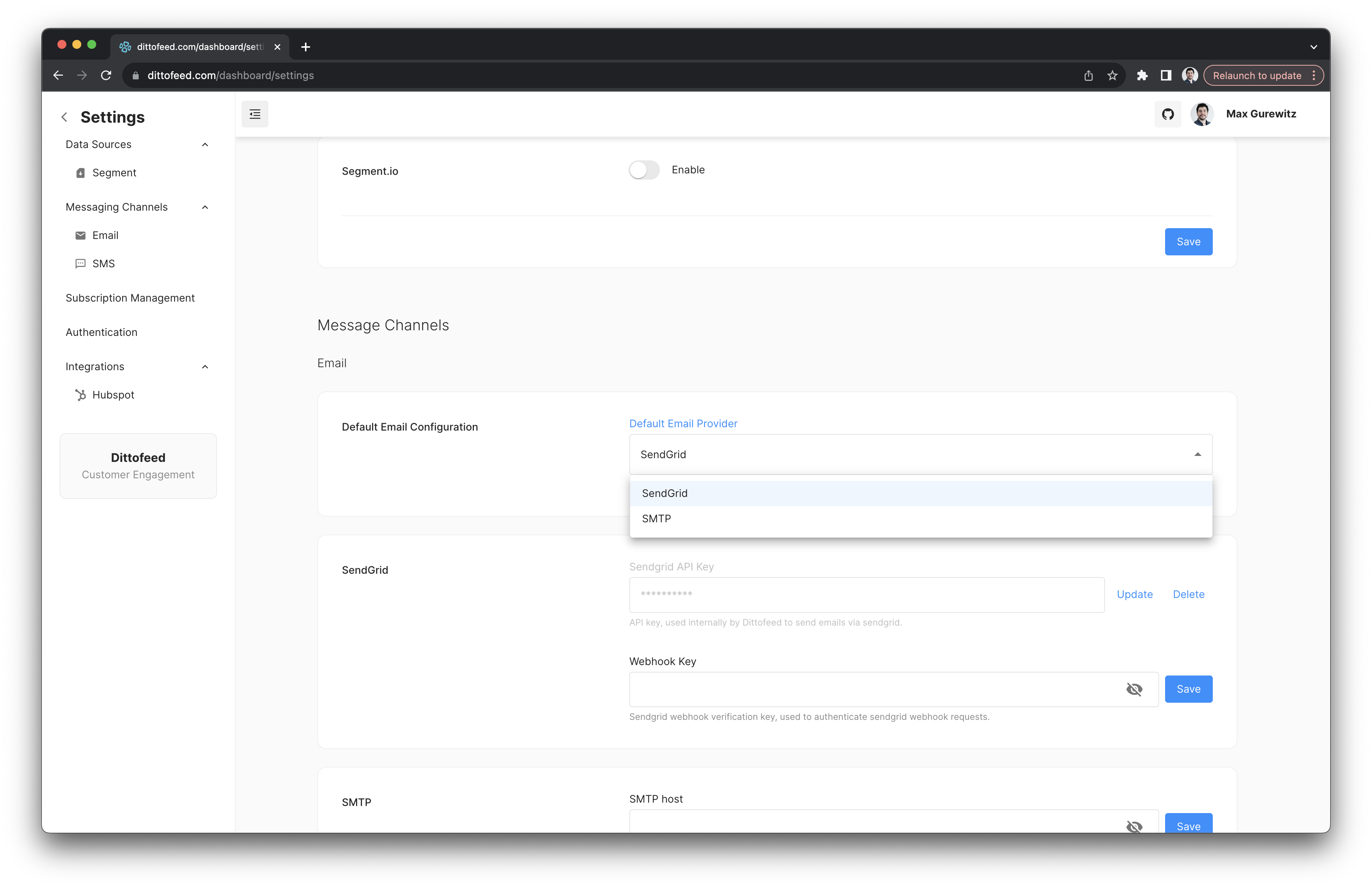 Sendgrid Provider