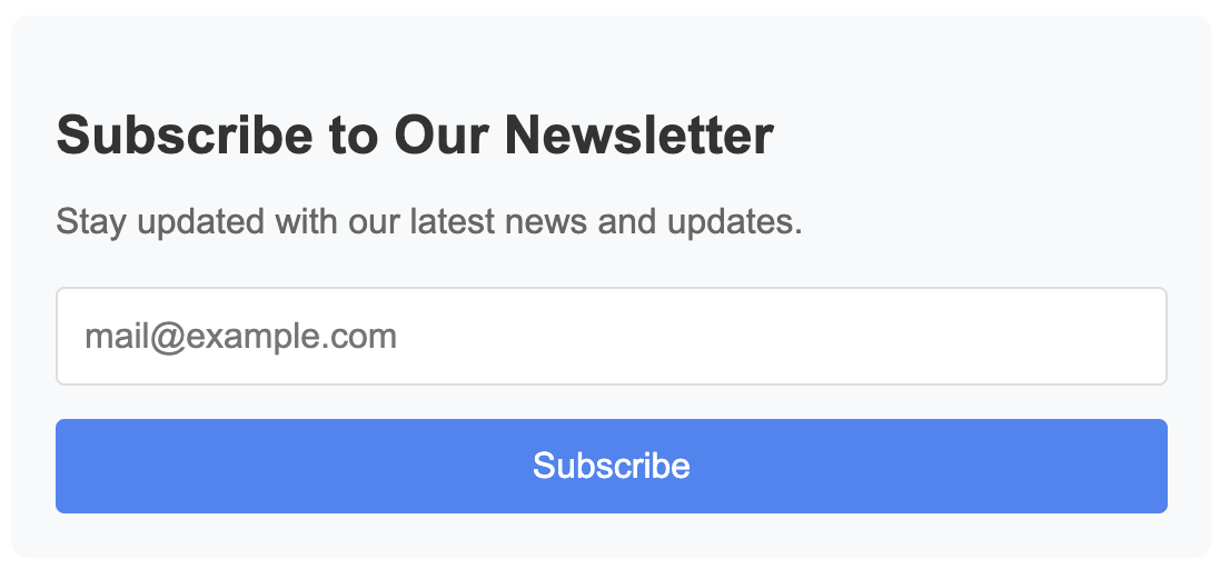 Mailing List