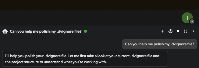 The SlothBot pane in the Diversion desktop app