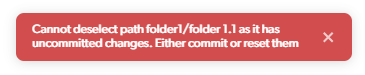 Selective Sync fail to unsync 1.1 error