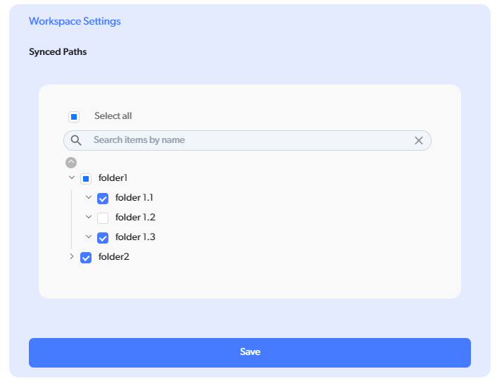 Selective Sync removing folder 1.2