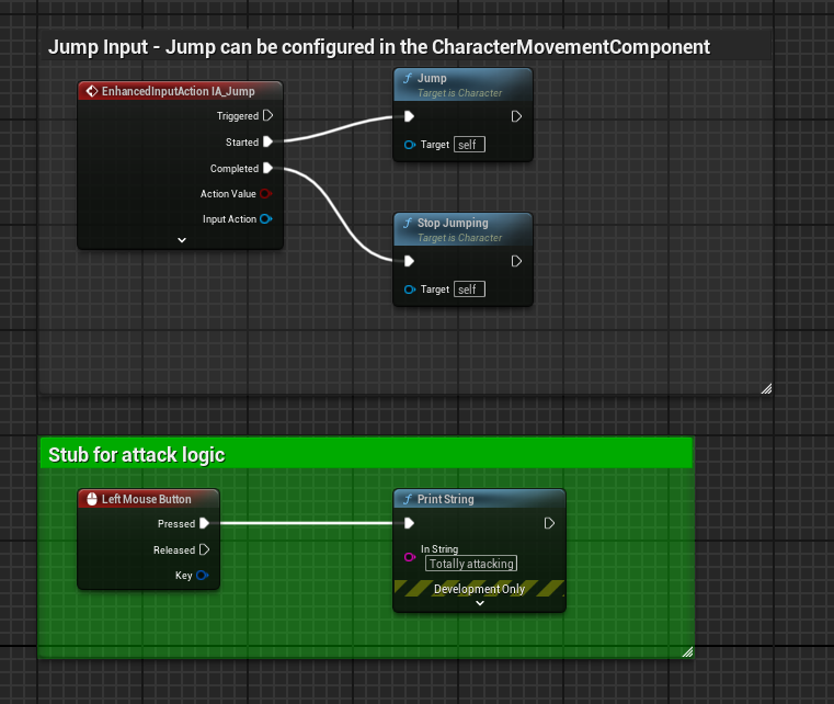 Stub for attack logic