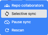 Diversion's Desktop App Selective Sync