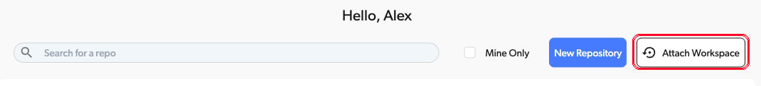 Attach Workspace