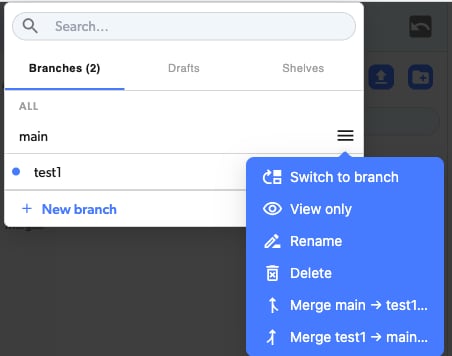 Switch branch
