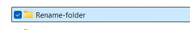 Rename Local Folder