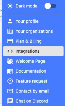 Drop Down Menu