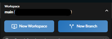 The new branch button