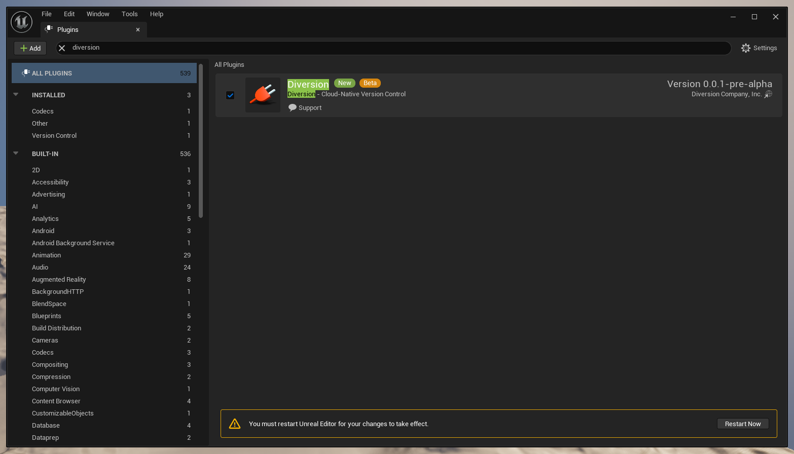 Enable plugin