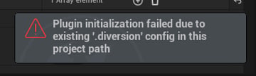 Config exists in path popup error