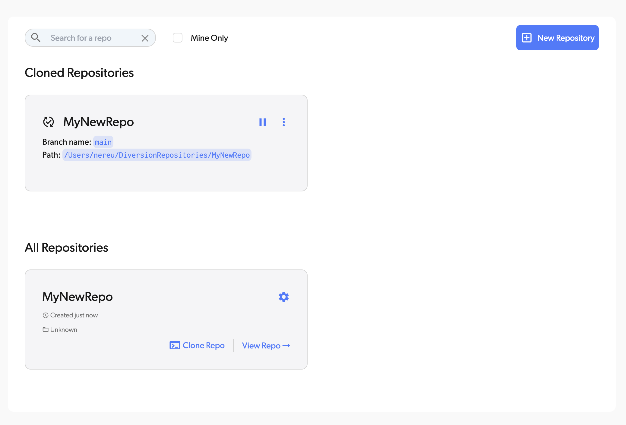 Create Repo