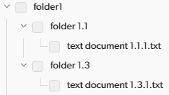 Selective Sync removed folder 1.2 ui