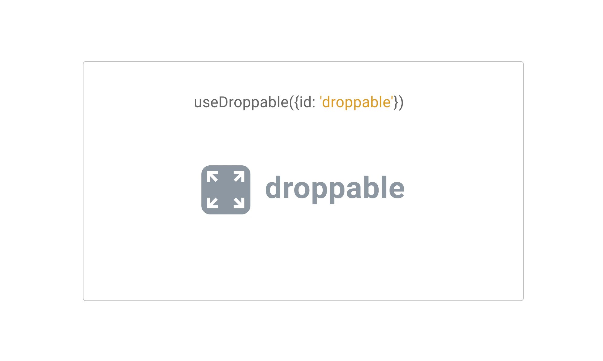 Droppable