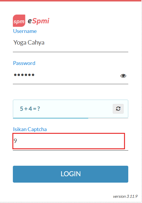 Isi Captcha Dlogin Mataer