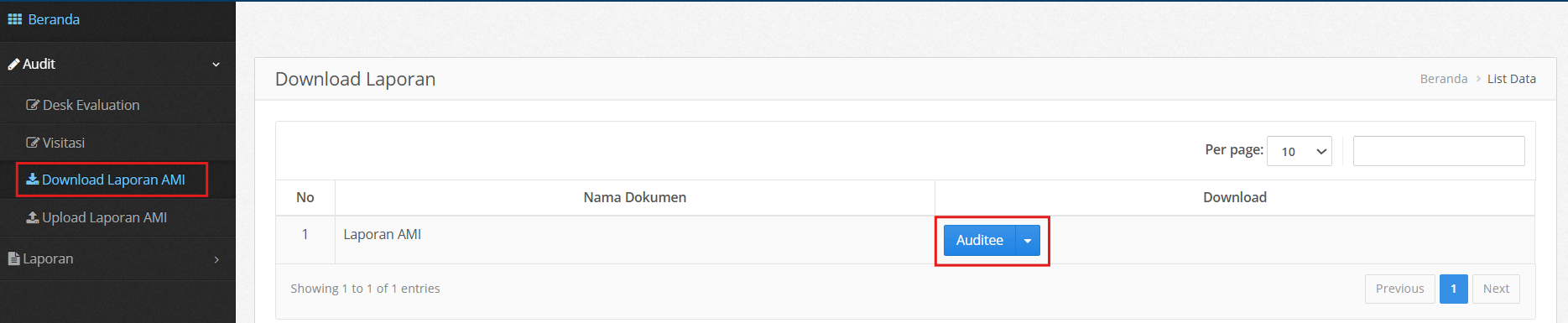 Download Laporan AMI Auditor