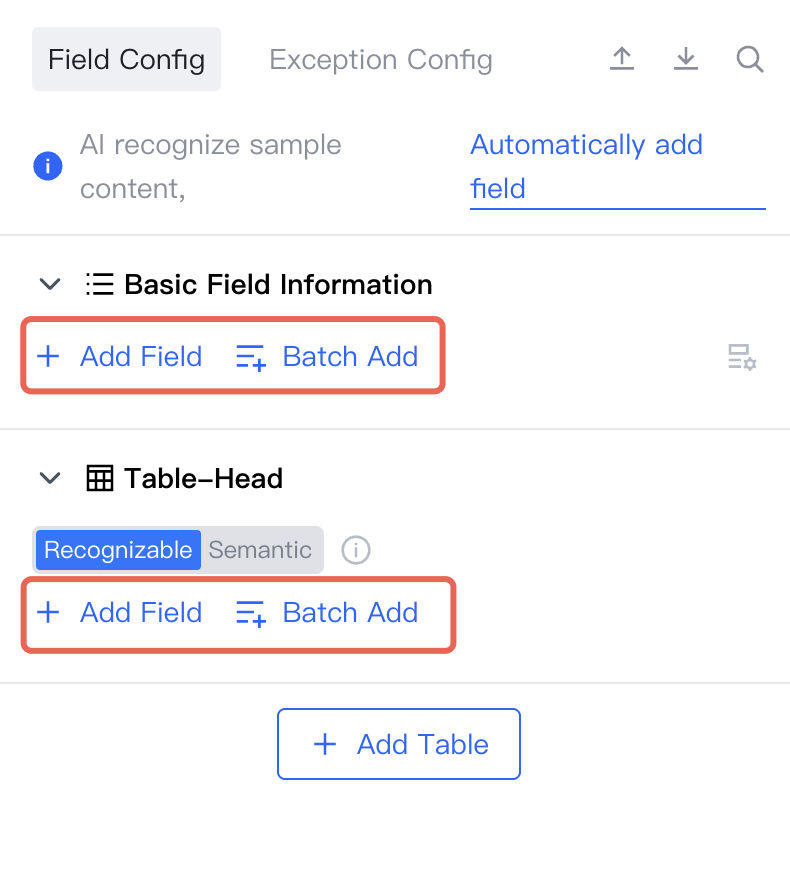 add fields manually