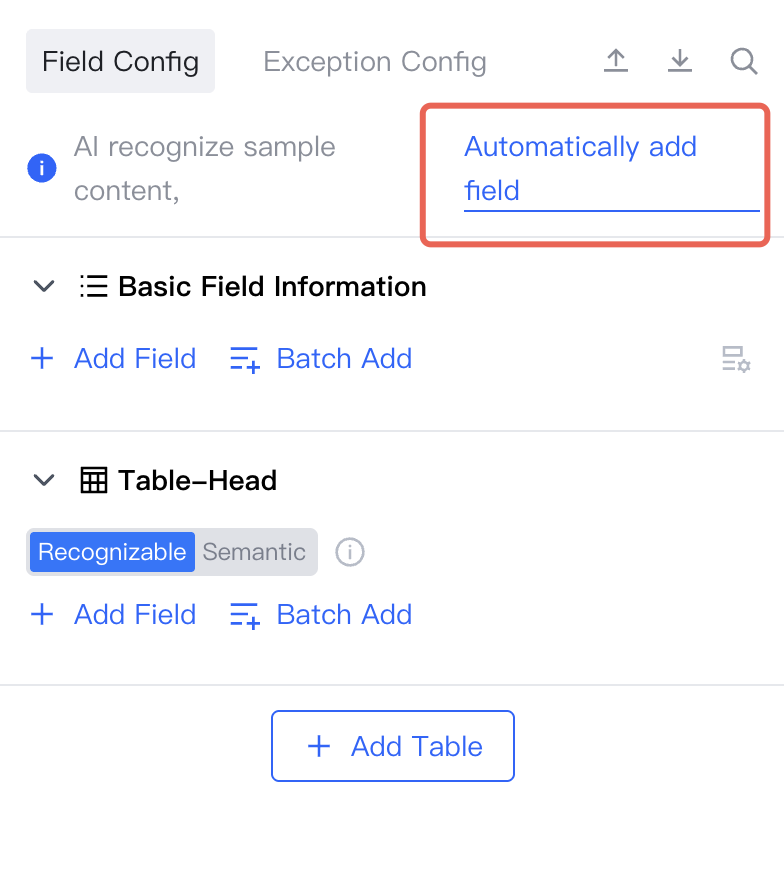 add fields automatically