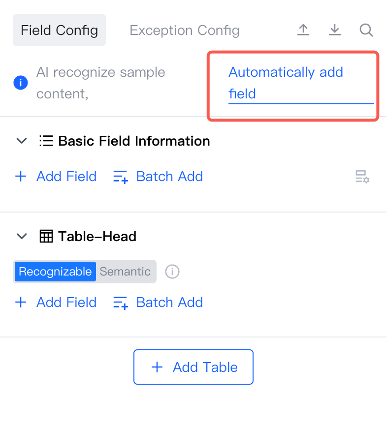 add fields automatically